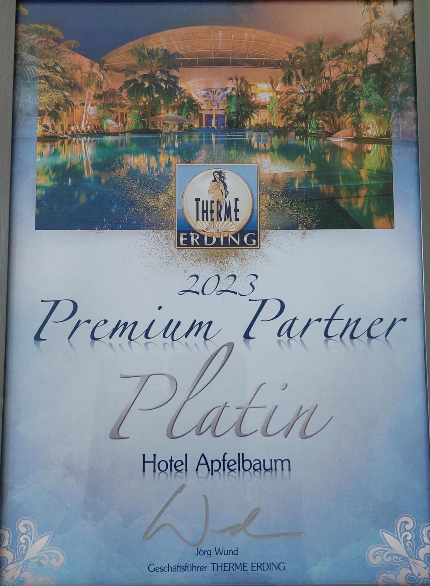 Hotel Apfelbaum Erding Exterior foto